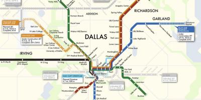 Карта метро Даллас