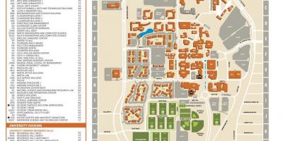 Универзитет Тексаса у Даласу мапи