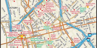 Мапа града Далас улице